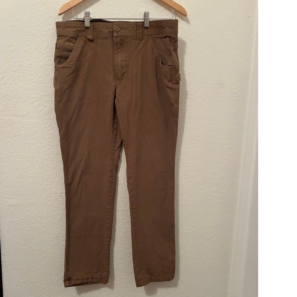Columbia Sportswear Mens Active Fit Brown Stretch Pants XM5761 32x30